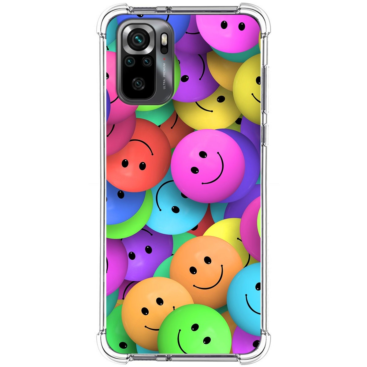 Funda Silicona Antigolpes para Xiaomi POCO M5s diseño Smile Dibujos
