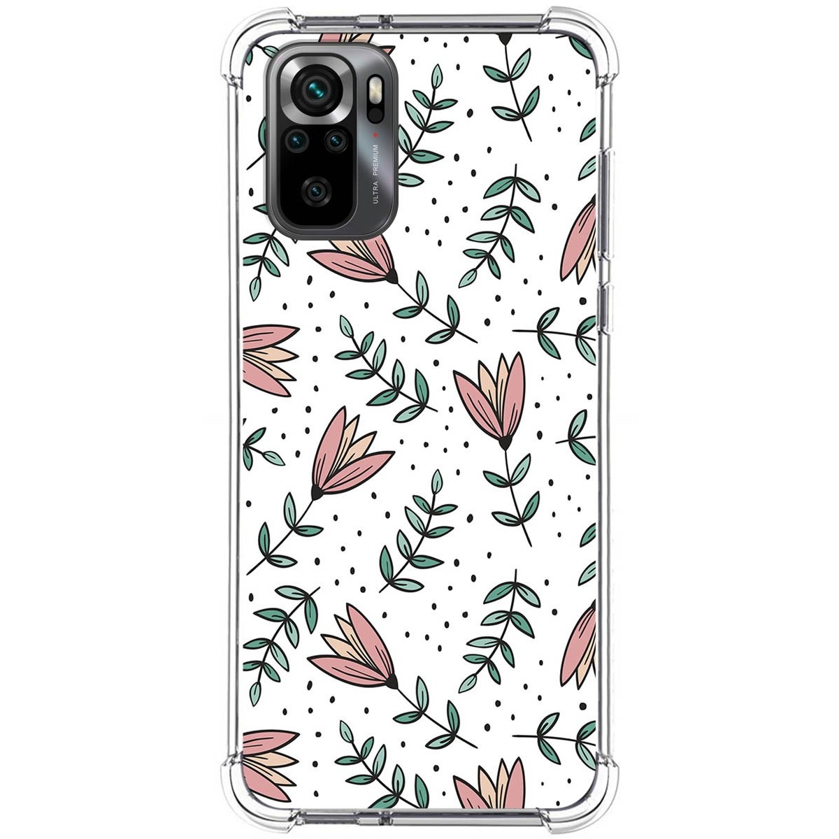 Funda Silicona Antigolpes para Xiaomi POCO M5s diseño Flores 01 Dibujos