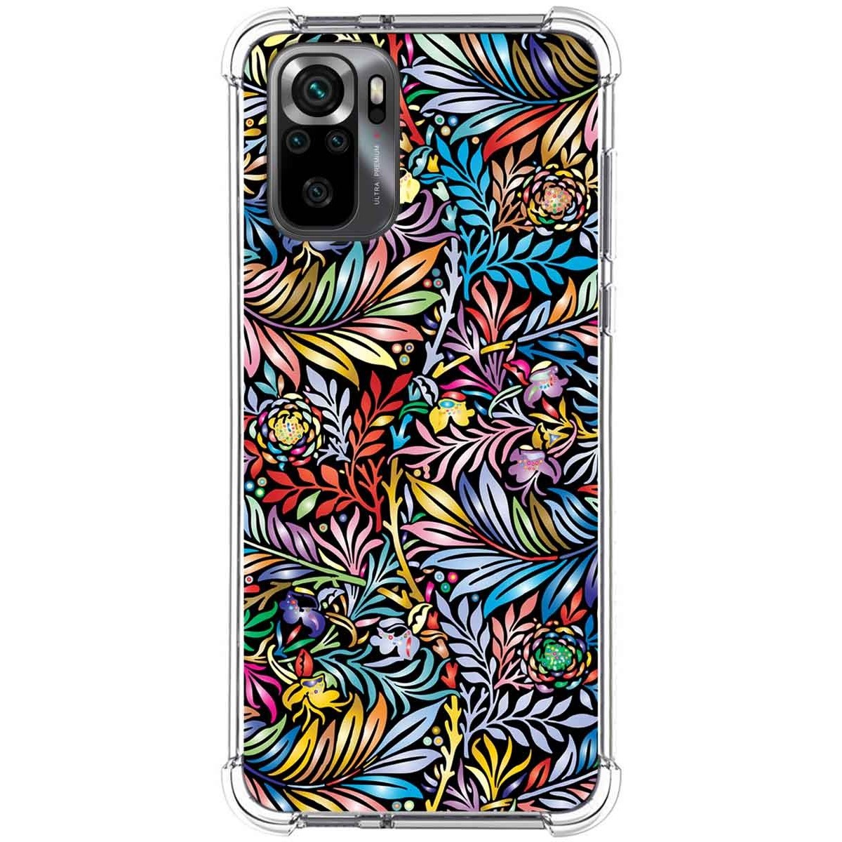Funda Silicona Antigolpes para Xiaomi POCO M5s diseño Flores 04 Dibujos