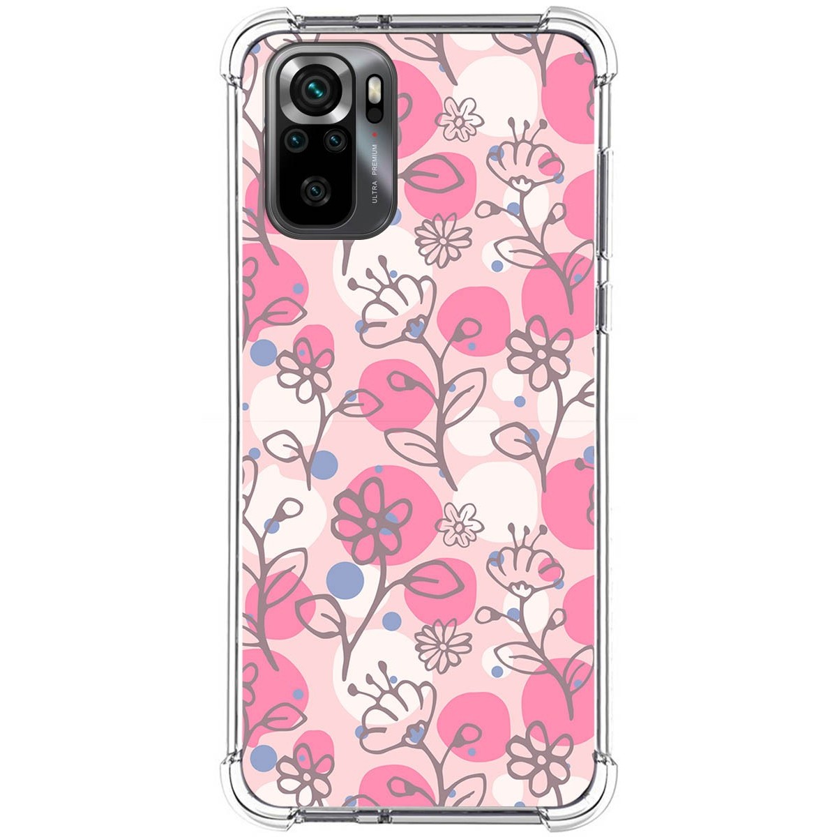 Funda Silicona Antigolpes para Xiaomi POCO M5s diseño Flores 07 Dibujos