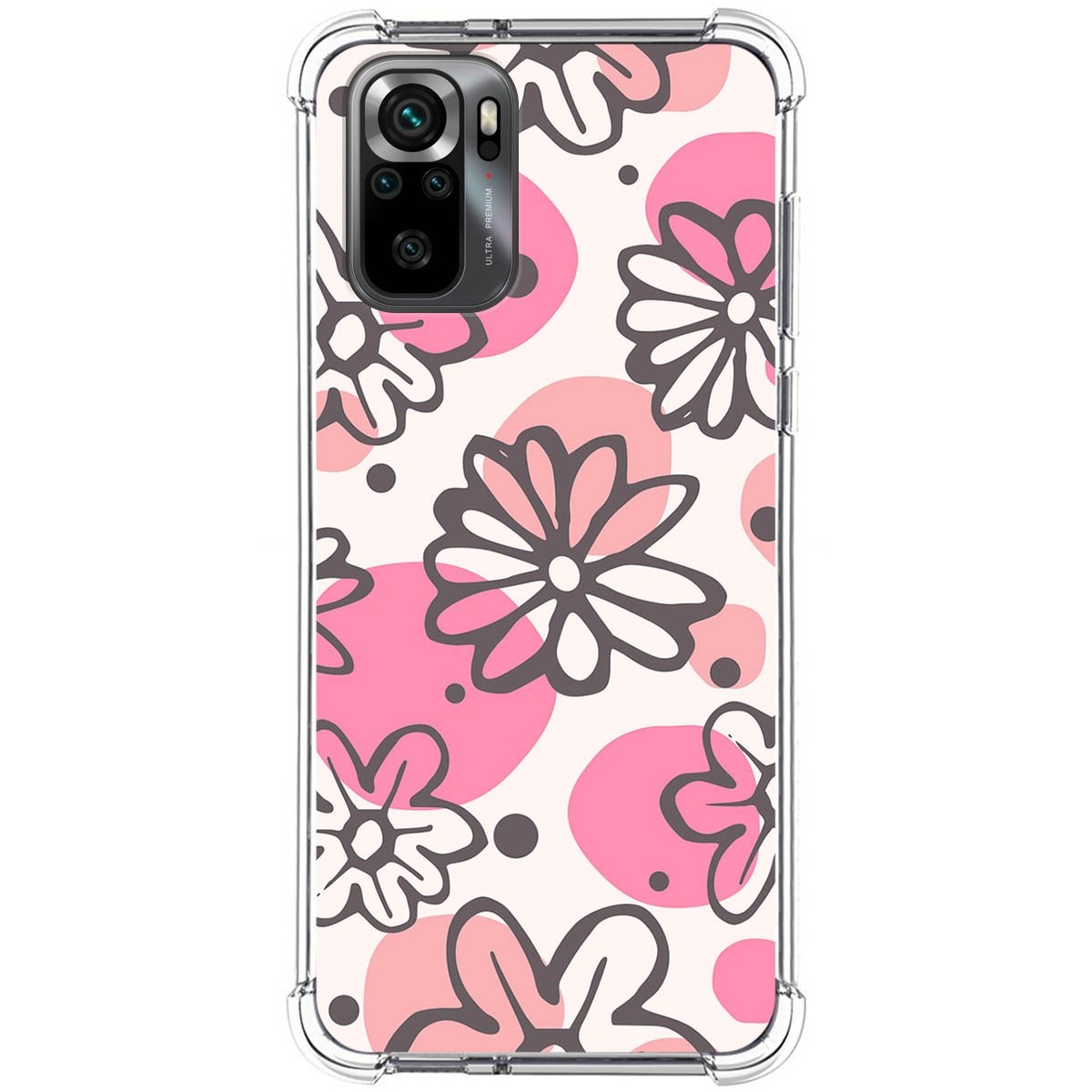 Funda Silicona Antigolpes para Xiaomi POCO M5s diseño Flores 09 Dibujos