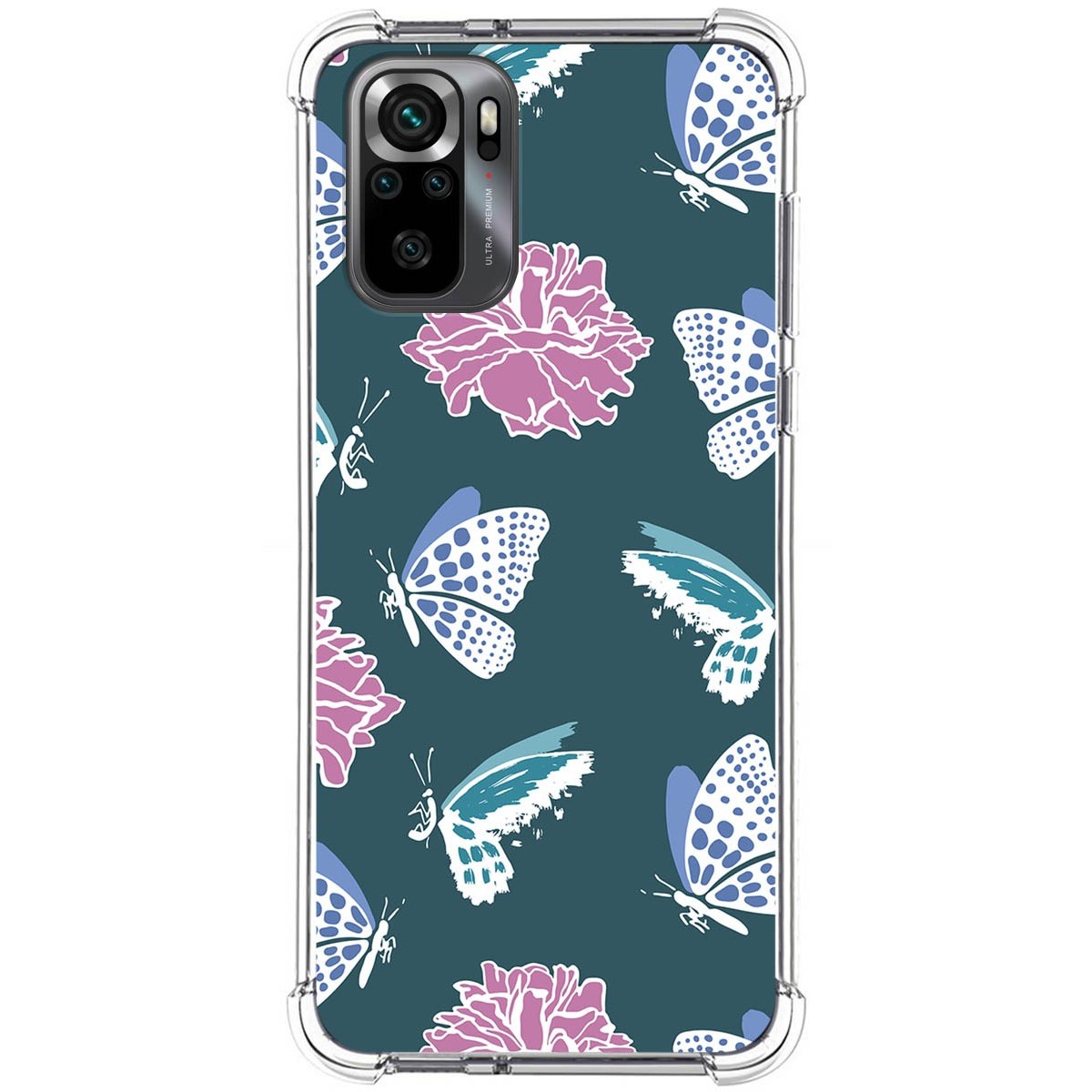 Funda Silicona Antigolpes para Xiaomi POCO M5s diseño Flores 10 Dibujos