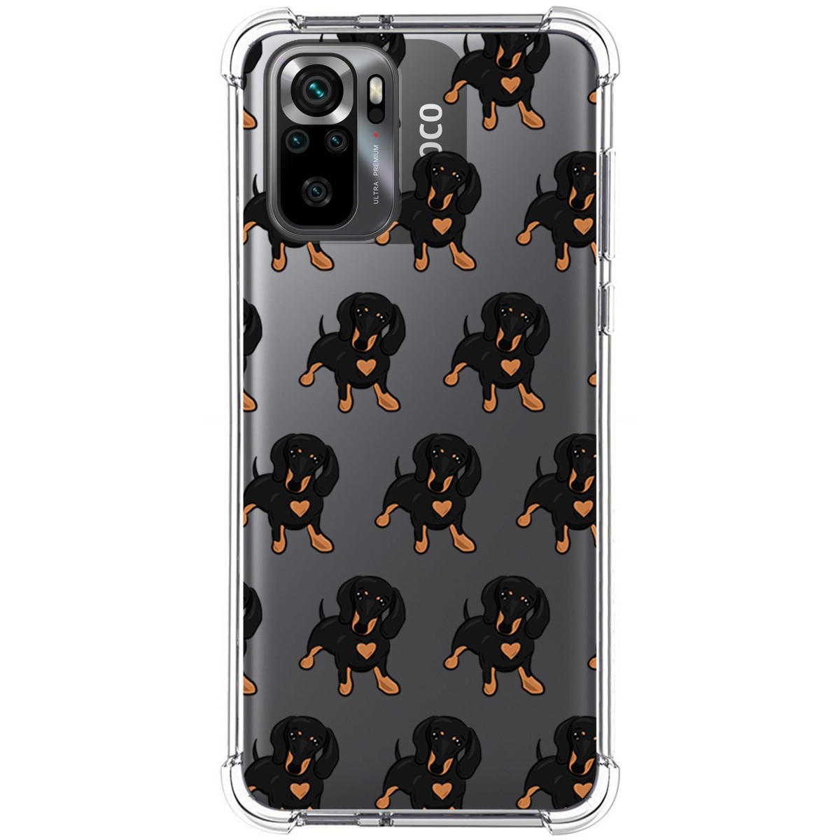 Funda Silicona Antigolpes para Xiaomi POCO M5s diseño Perros 10 Dibujos