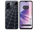 Funda Silicona Transparente para Oppo A77 5G diseño Araña Dibujos