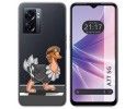 Funda Silicona Transparente para Oppo A77 5G diseño Avestruz Dibujos