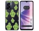 Funda Silicona Transparente para Oppo A77 5G diseño Cactus Dibujos