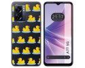 Funda Silicona Transparente para Oppo A77 5G diseño Pato Dibujos