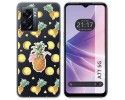 Funda Silicona Transparente para Oppo A77 5G diseño Piña Dibujos