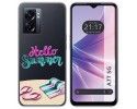 Funda Silicona Transparente para Oppo A77 5G diseño Summer Dibujos