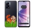 Funda Silicona Transparente para Oppo A77 5G diseño Tigre Dibujos