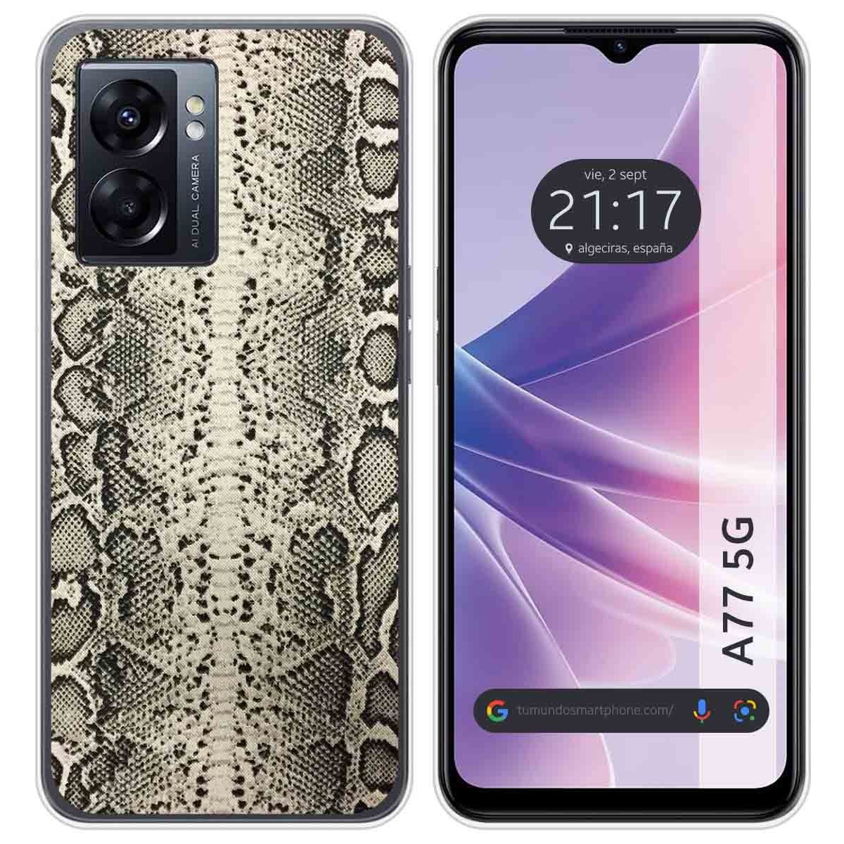 Funda Silicona para Oppo A77 5G diseño Animal 01 Dibujos