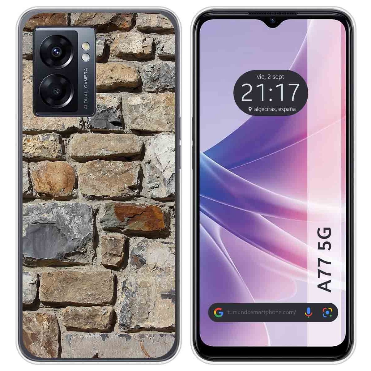 Funda Silicona para Oppo A77 5G diseño Ladrillo 03 Dibujos