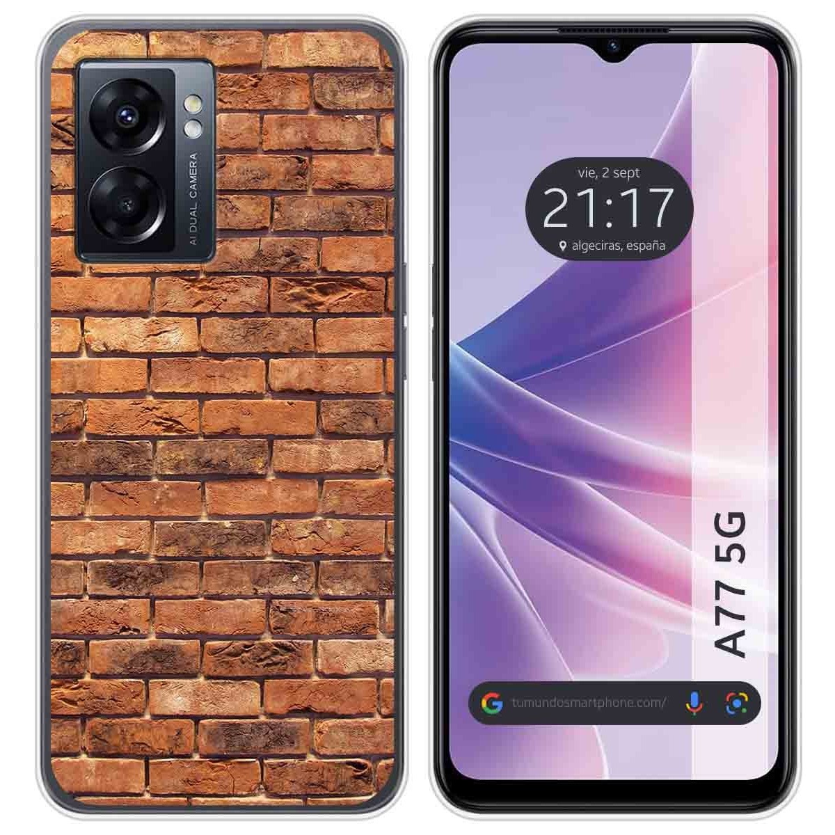 Funda Silicona para Oppo A77 5G diseño Ladrillo 04 Dibujos