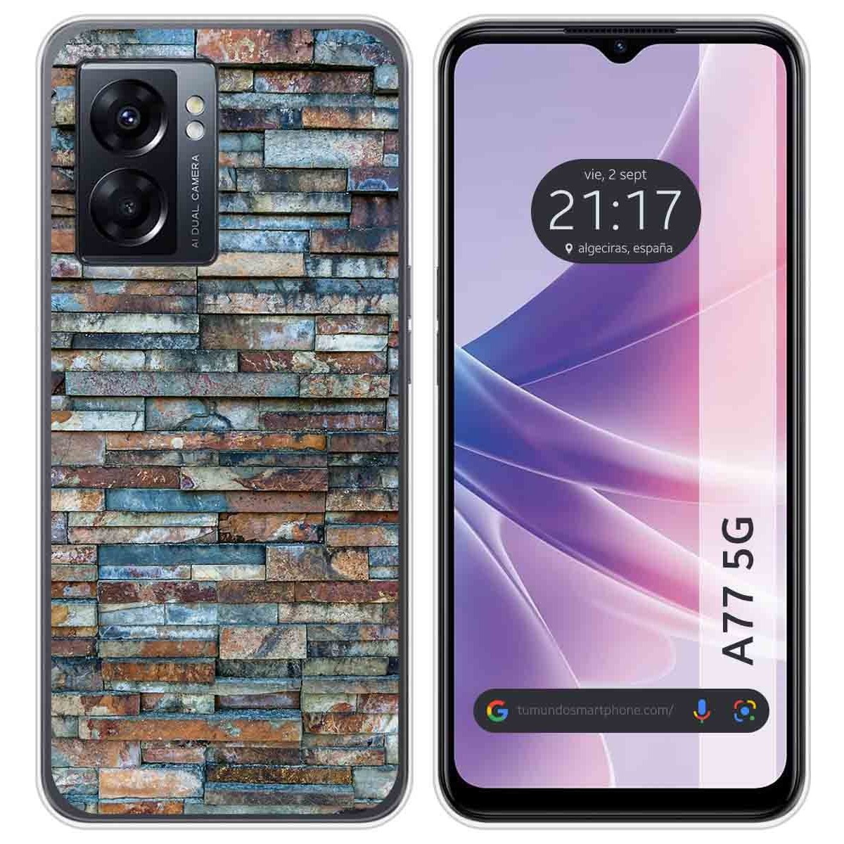Funda Silicona para Oppo A77 5G diseño Ladrillo 05 Dibujos
