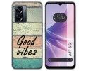Funda Silicona para Oppo A77 5G diseño Madera 01 Dibujos