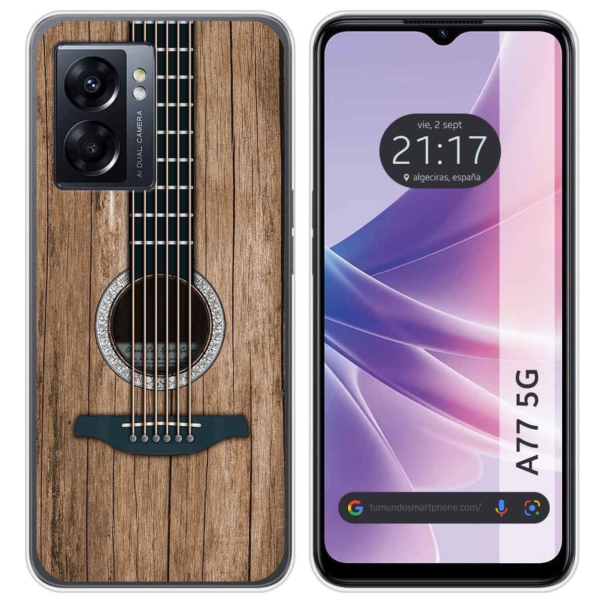 Funda Silicona para Oppo A77 5G diseño Madera 11 Dibujos