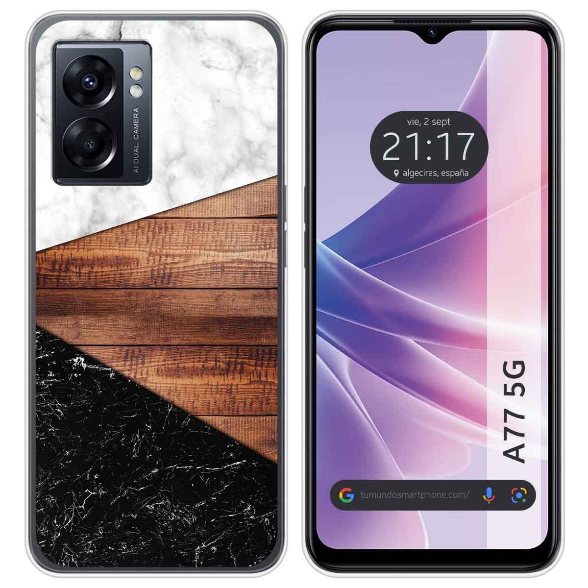 Funda Silicona para Oppo A77 5G diseño Mármol 11 Dibujos