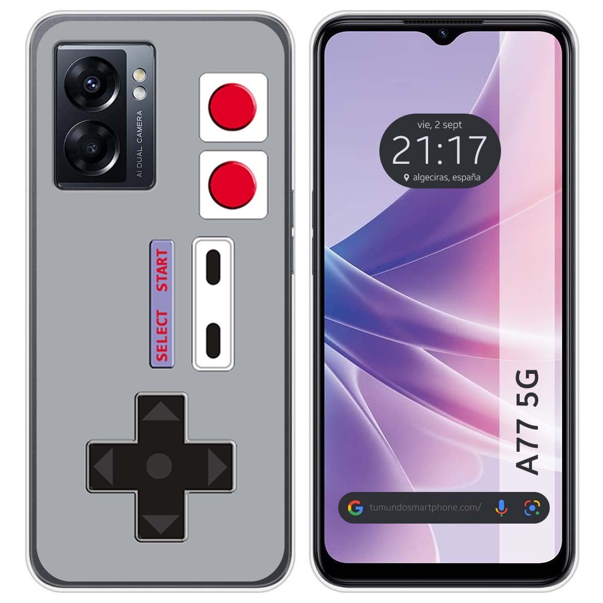 Funda Silicona para Oppo A77 5G diseño Consola Dibujos