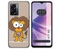 Funda Silicona para Oppo A77 5G diseño Leon Dibujos