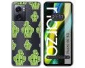 Funda Silicona Transparente para Realme Narzo 50 5G diseño Cactus Dibujos