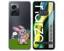 Funda Silicona Transparente para Realme Narzo 50 5G diseño Conejo Dibujos