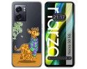 Funda Silicona Transparente para Realme Narzo 50 5G diseño Jirafa Dibujos