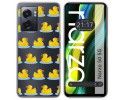 Funda Silicona Transparente para Realme Narzo 50 5G diseño Pato Dibujos