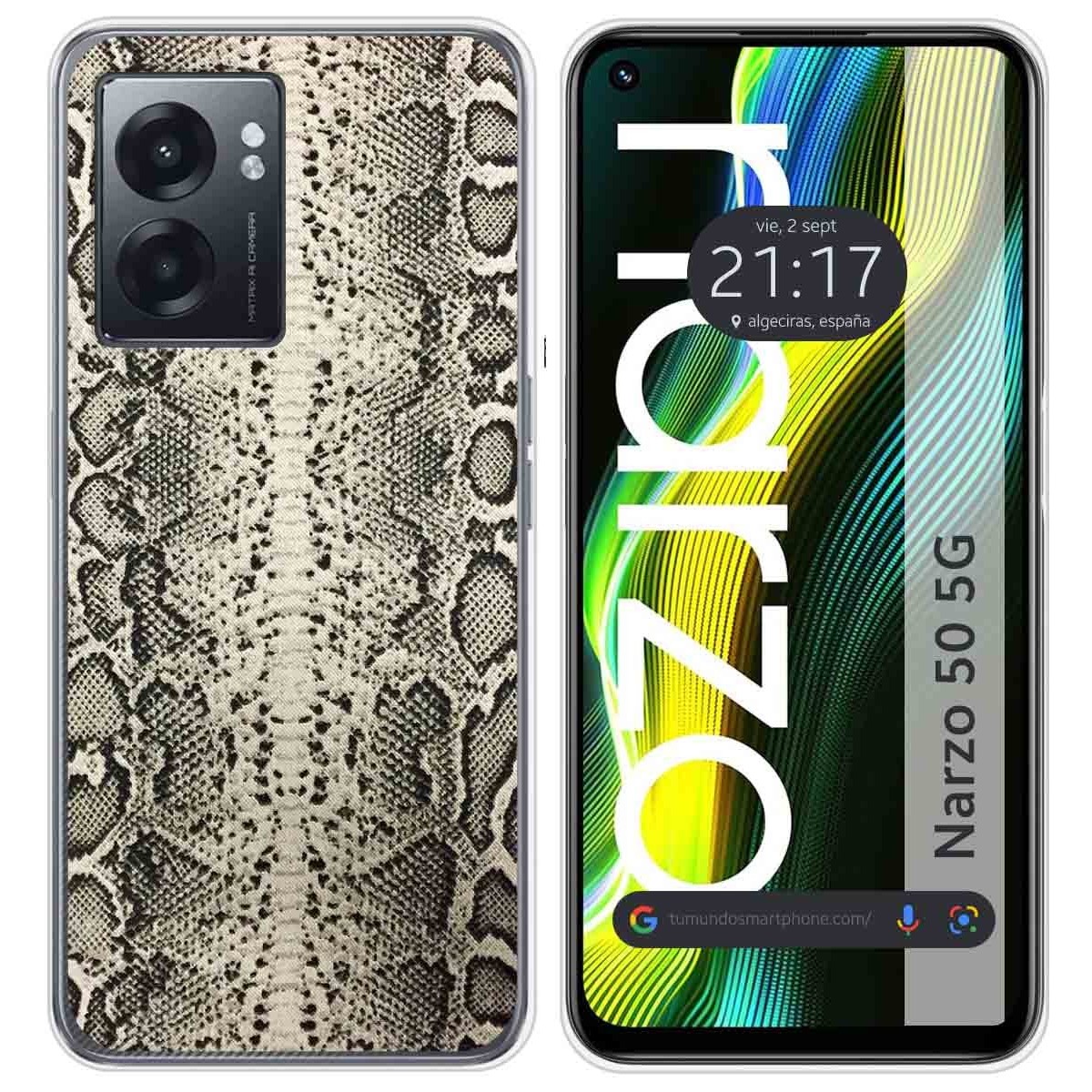 Funda Silicona para Realme Narzo 50 5G diseño Animal 01 Dibujos