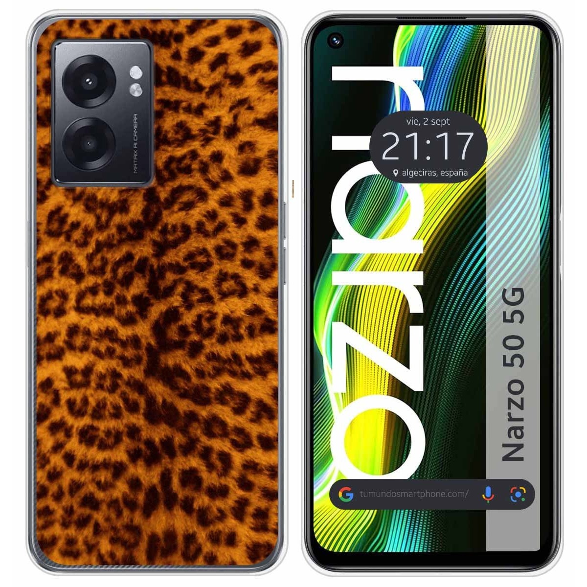 Funda Silicona para Realme Narzo 50 5G diseño Animal 03 Dibujos