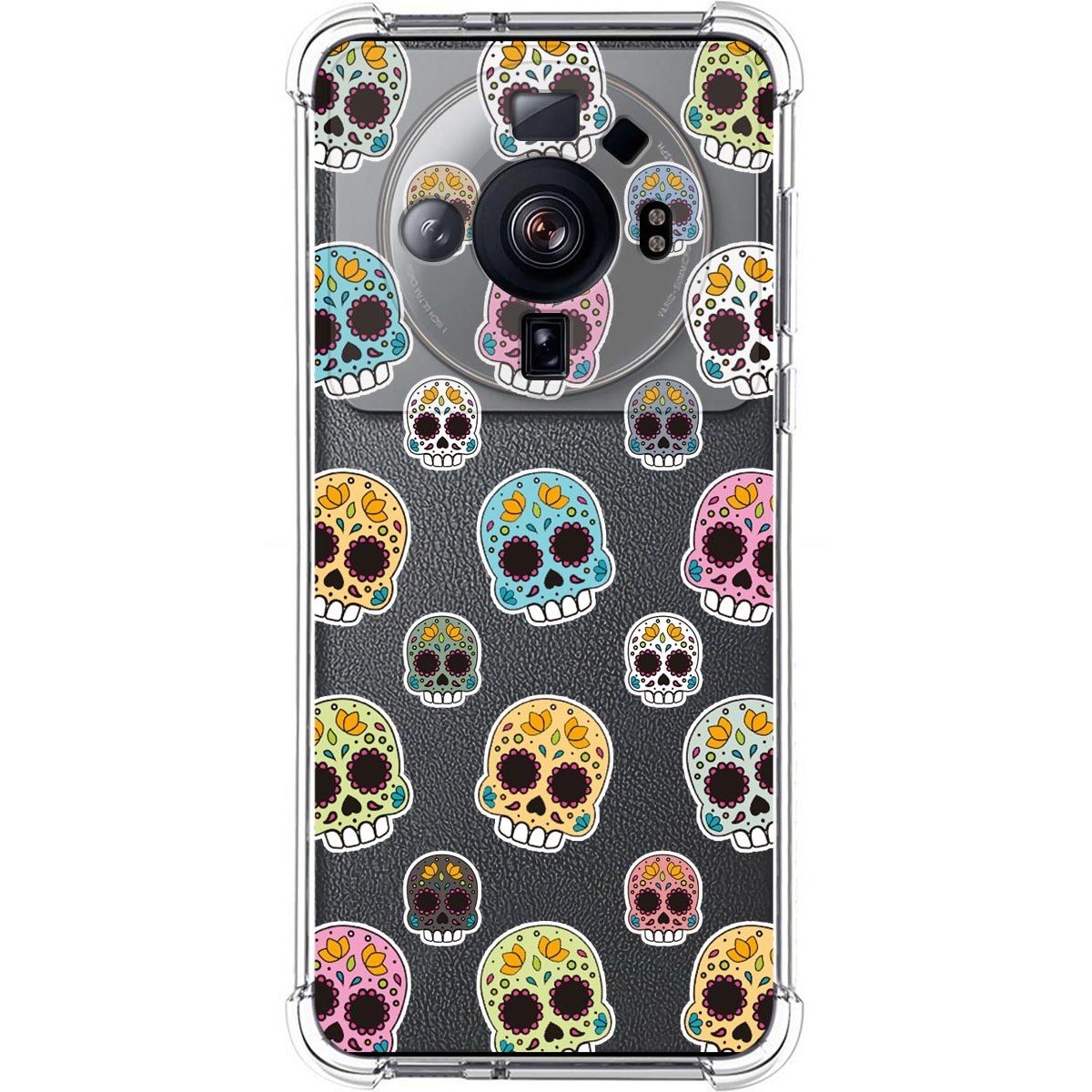Funda Silicona Antigolpes para Xiaomi 12S Ultra diseño Catrina Dibujos