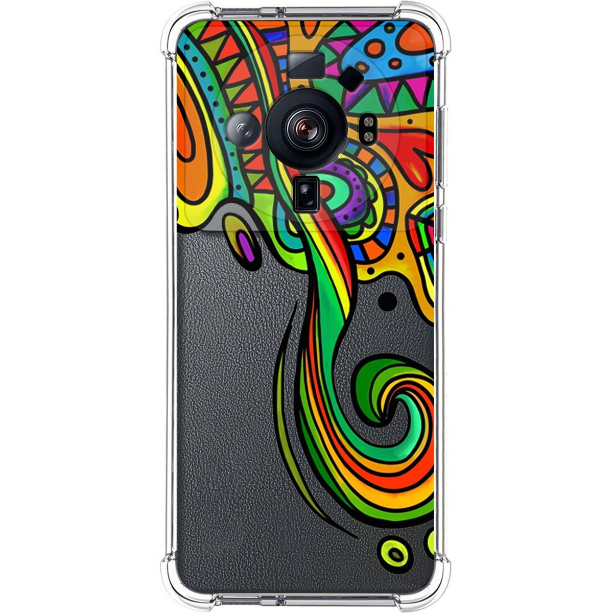 Funda Silicona Antigolpes para Xiaomi 12S Ultra diseño Colores Dibujos