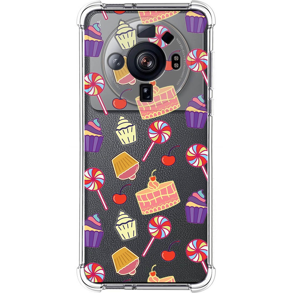 Funda Silicona Antigolpes para Xiaomi 12S Ultra diseño Dulces 01 Dibujos