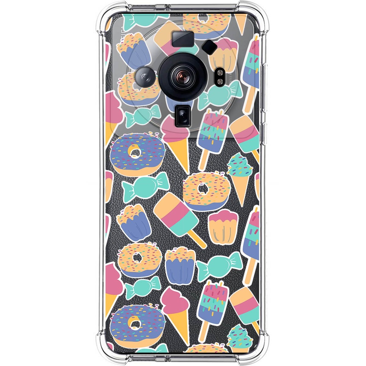 Funda Silicona Antigolpes para Xiaomi 12S Ultra diseño Dulces 02 Dibujos