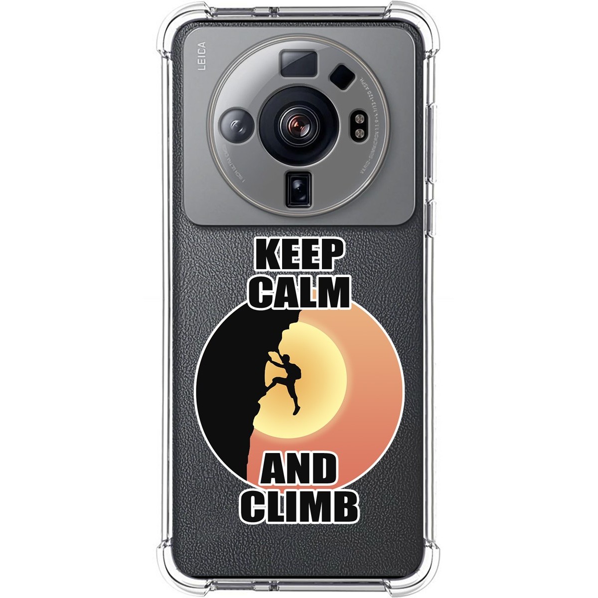 Funda Silicona Antigolpes para Xiaomi 12S Ultra diseño Hombre Escalada Dibujos