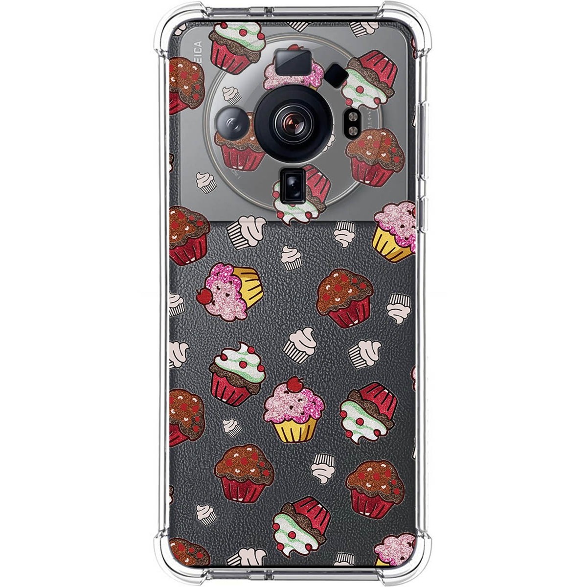 Funda Silicona Antigolpes para Xiaomi 12S Ultra diseño Muffins Dibujos