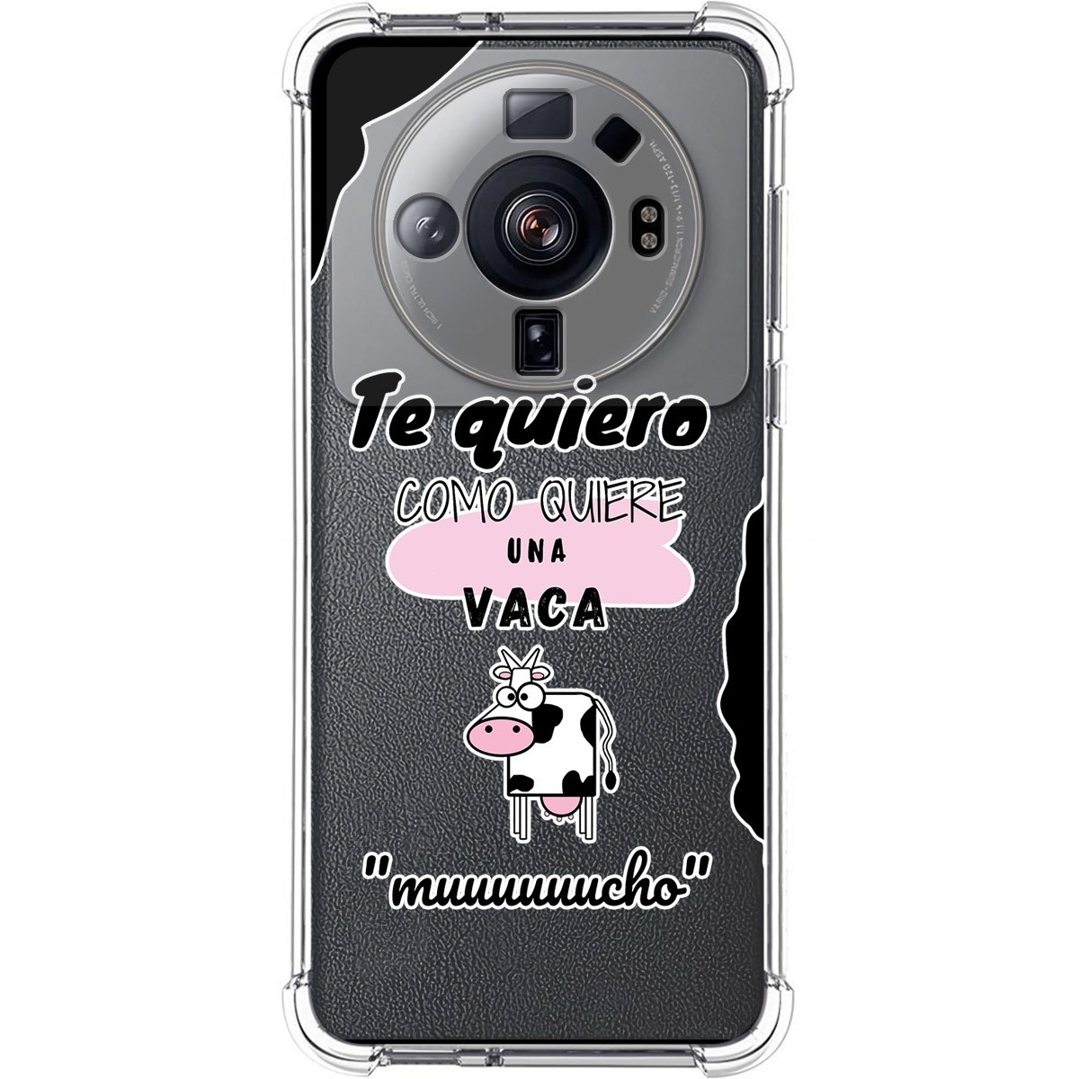 Funda Silicona Antigolpes para Xiaomi 12S Ultra diseño Vaca Dibujos