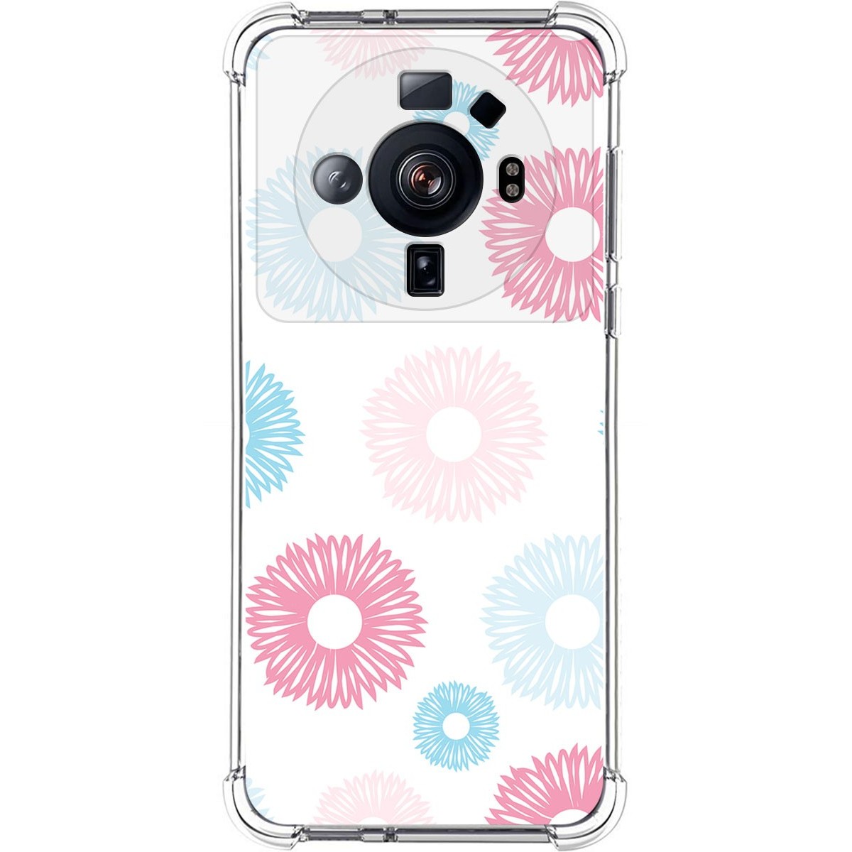 Funda Silicona Antigolpes para Xiaomi 12S Ultra diseño Flores 06 Dibujos