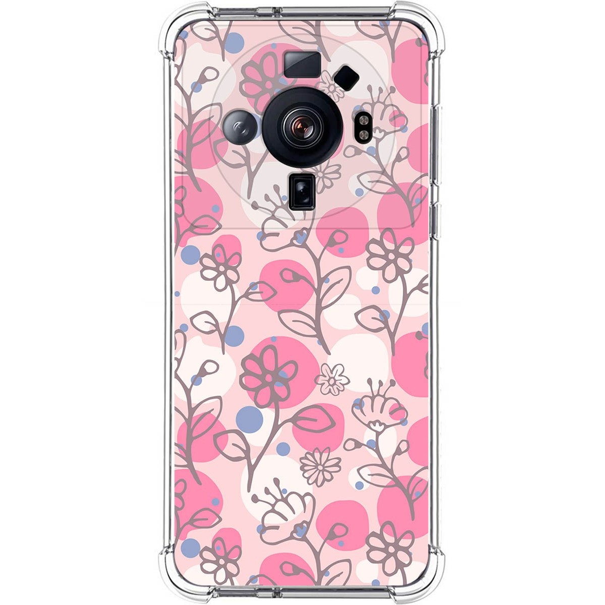 Funda Silicona Antigolpes para Xiaomi 12S Ultra diseño Flores 07 Dibujos