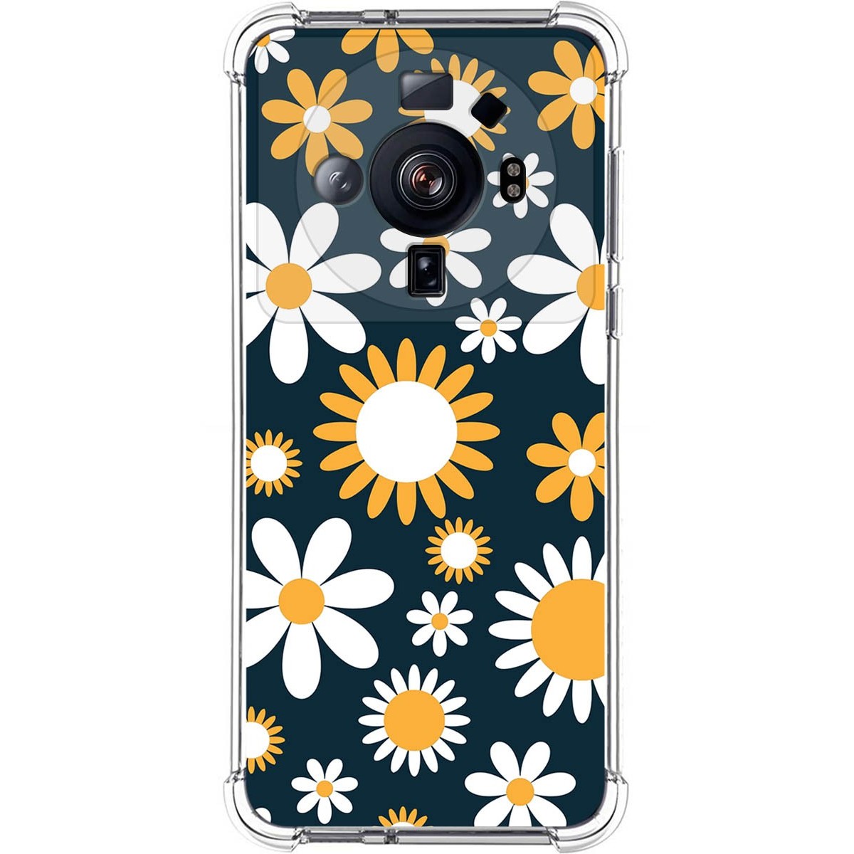 Funda Silicona Antigolpes para Xiaomi 12S Ultra diseño Flores 08 Dibujos