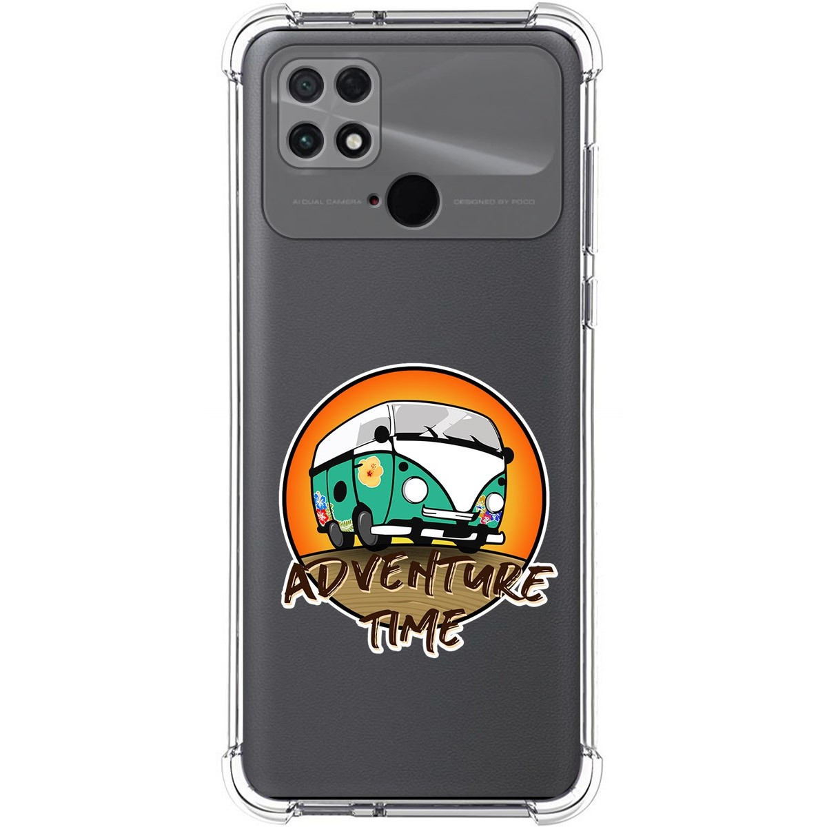 Funda Silicona Antigolpes para Xiaomi POCO C40 diseño Adventure Time Dibujos