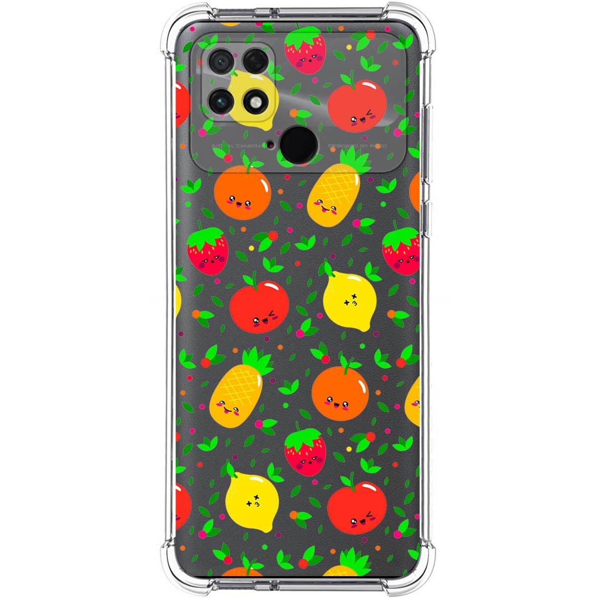 Funda Silicona Antigolpes para Xiaomi POCO C40 diseño Frutas 01 Dibujos