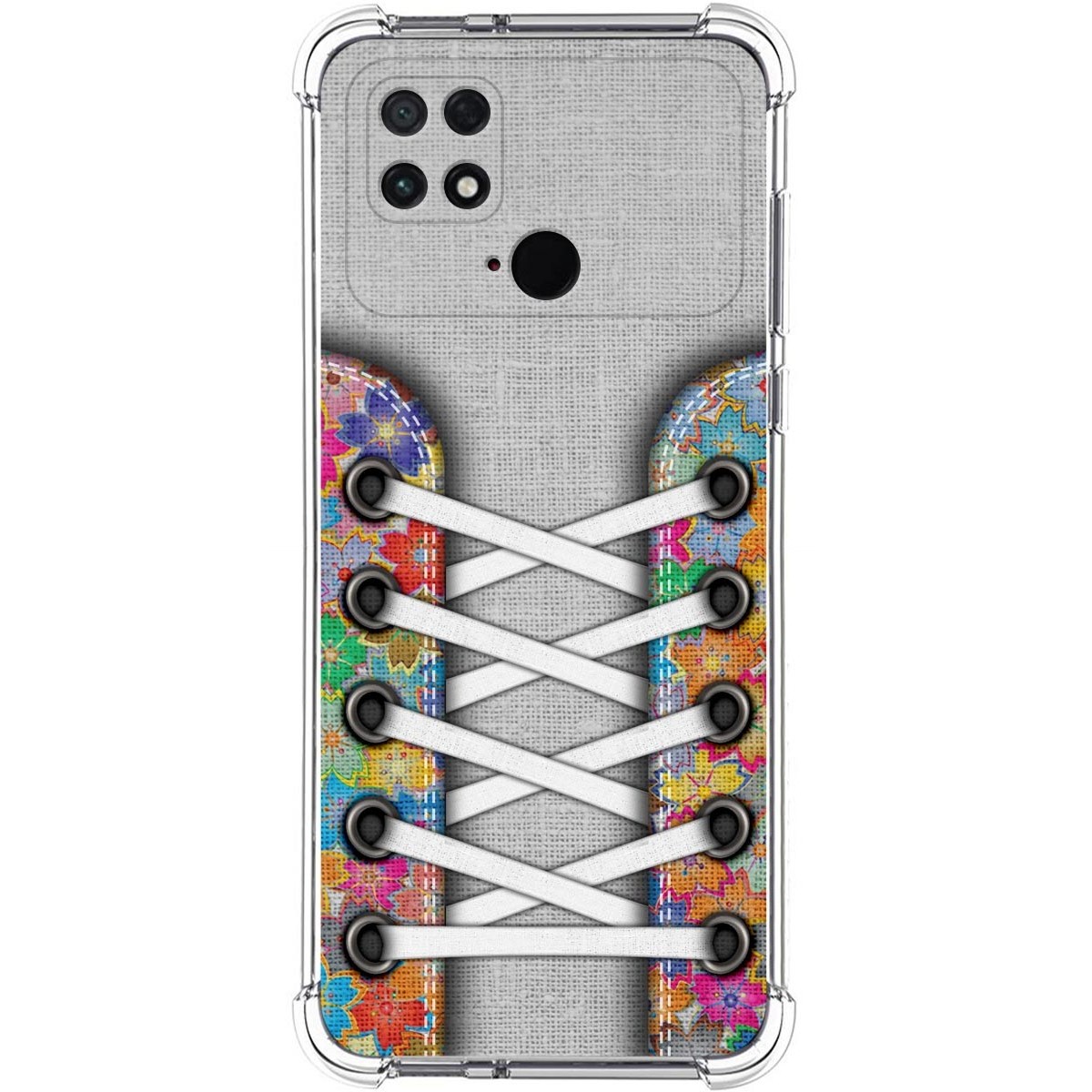 Funda Silicona Antigolpes para Xiaomi POCO C40 diseño Zapatillas 04 Dibujos
