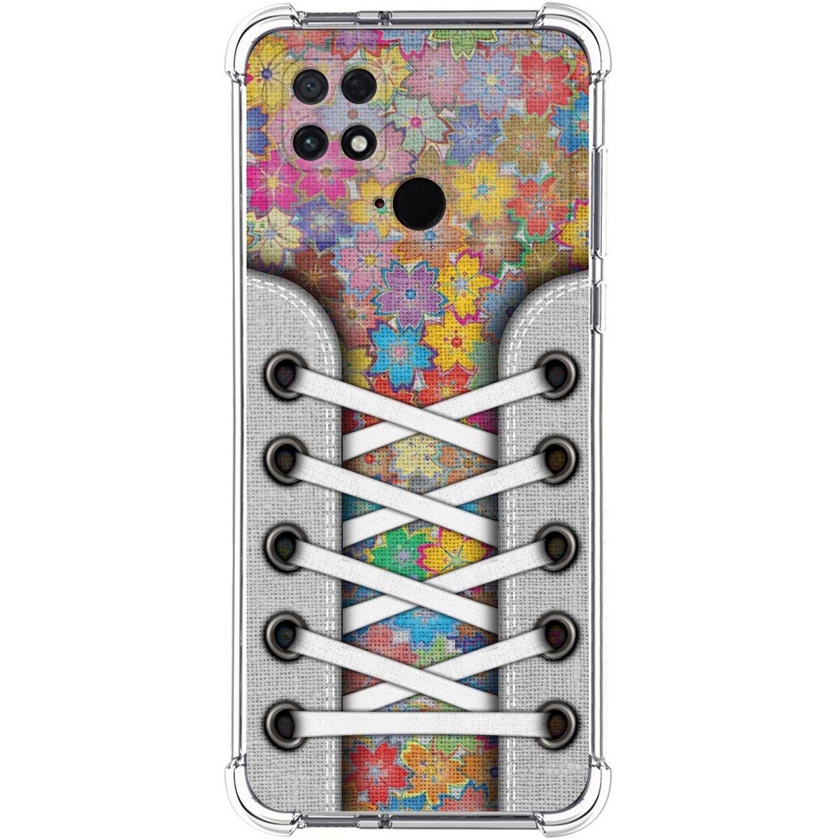 Funda Silicona Antigolpes para Xiaomi POCO C40 diseño Zapatillas 05 Dibujos