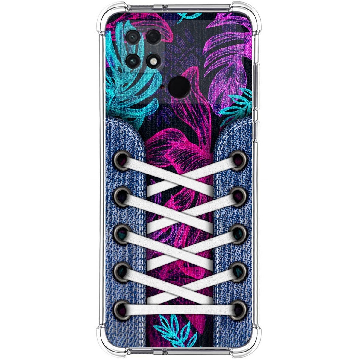 Funda Silicona Antigolpes para Xiaomi POCO C40 diseño Zapatillas 07 Dibujos
