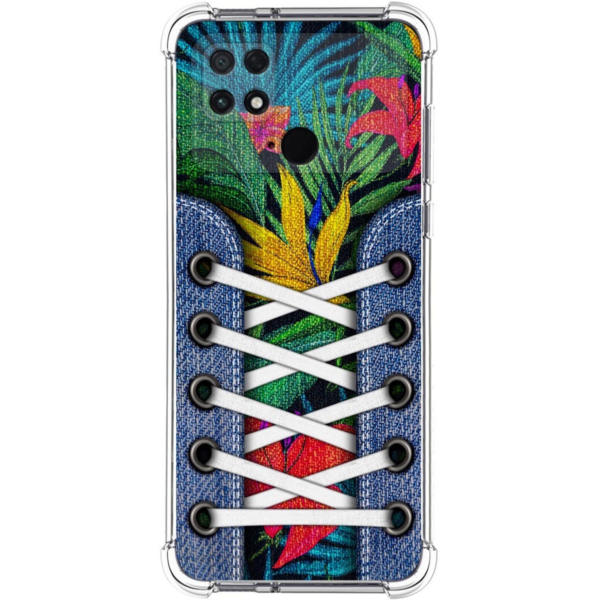 Funda Silicona Antigolpes para Xiaomi POCO C40 diseño Zapatillas 12 Dibujos