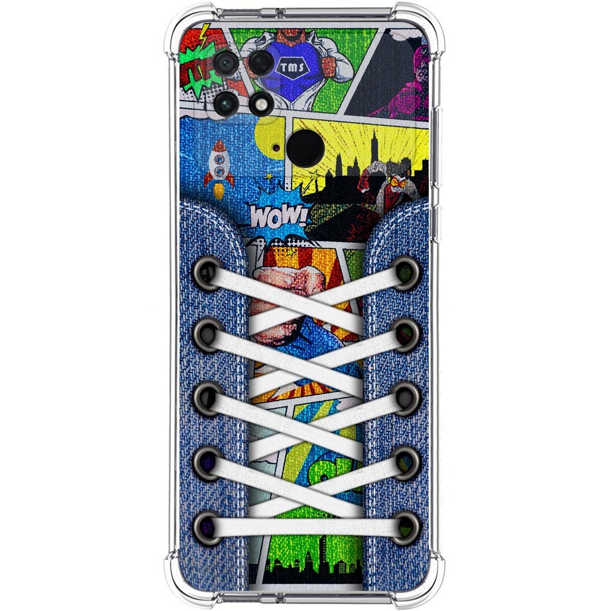 Funda Silicona Antigolpes para Xiaomi POCO C40 diseño Zapatillas 14 Dibujos