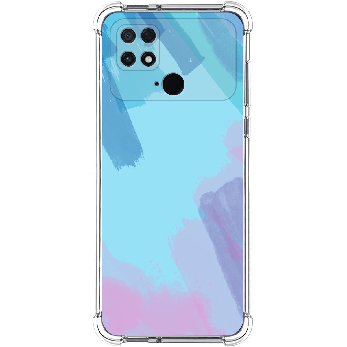 Funda Silicona Antigolpes para Xiaomi POCO C40 diseño Acuarela 10 Dibujos