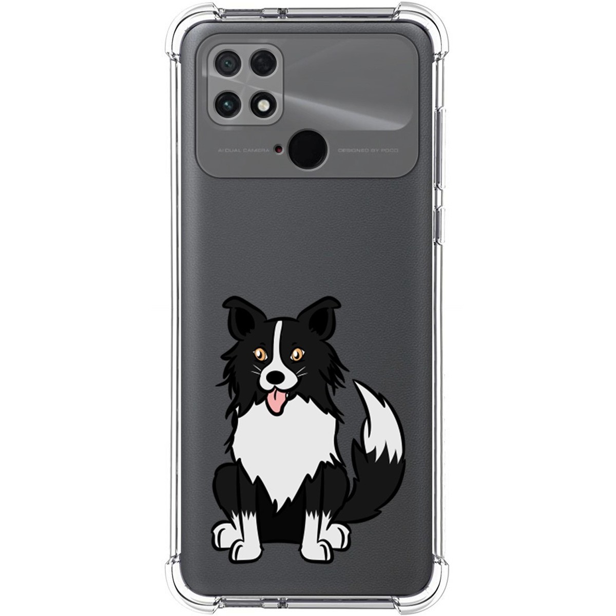 Funda Silicona Antigolpes para Xiaomi POCO C40 diseño Perros 01 Dibujos