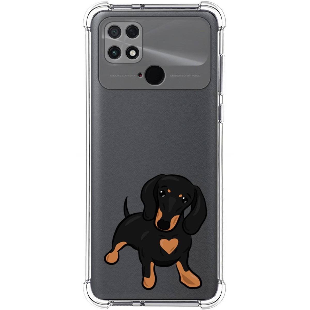 Funda Silicona Antigolpes para Xiaomi POCO C40 diseño Perros 04 Dibujos