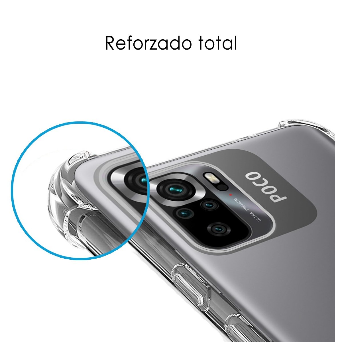 Funda Silicona Antigolpes Transparente para Xiaomi POCO M5s